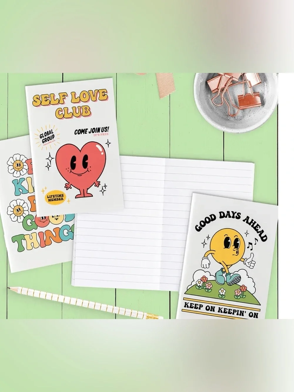 Positive Vibe GROOVY  Mini Notebooks - Pick Which you want